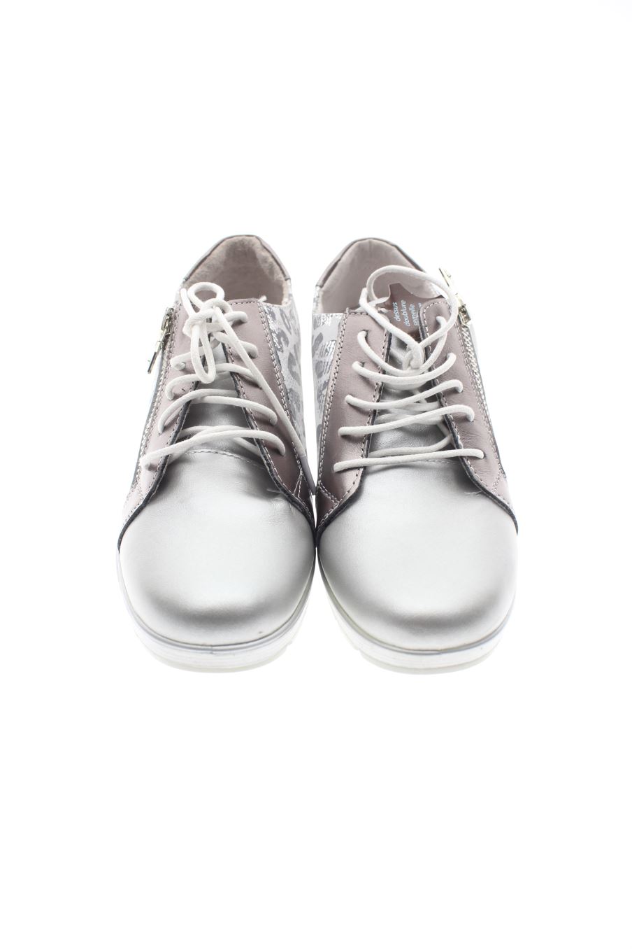 Zapatos planos de inéa  de la talla 36, de color plateado de