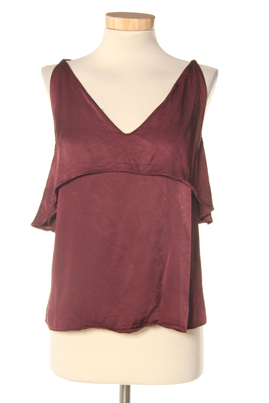 Blouse à manches courtes Reserved de la taille 36, de couleur bordeaux