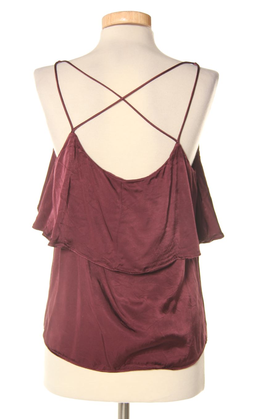 Blouse à manches courtes Reserved de la taille 36, de couleur bordeaux