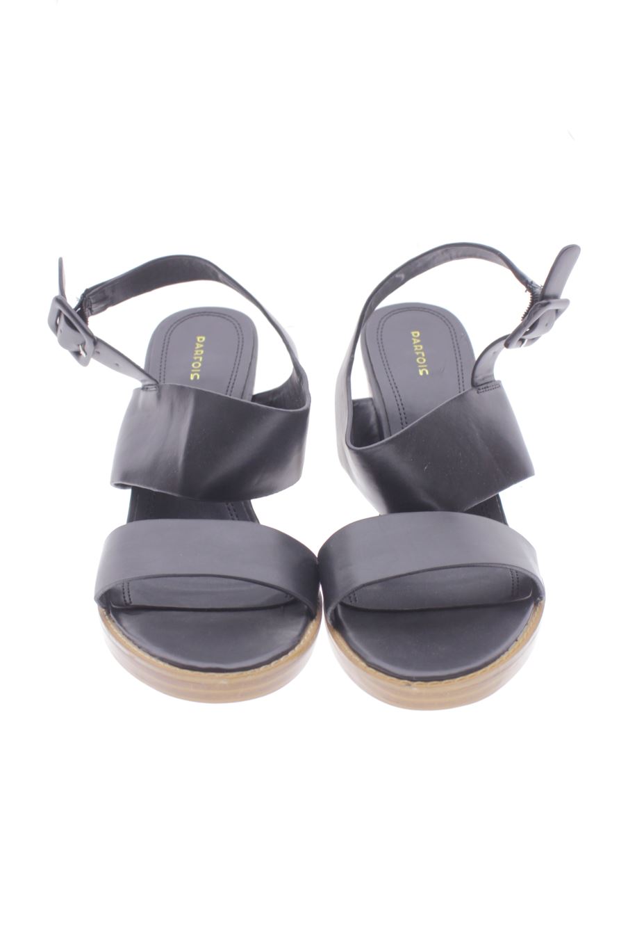 Sandalias tacon de Parfois de la talla 41, de color negro de
