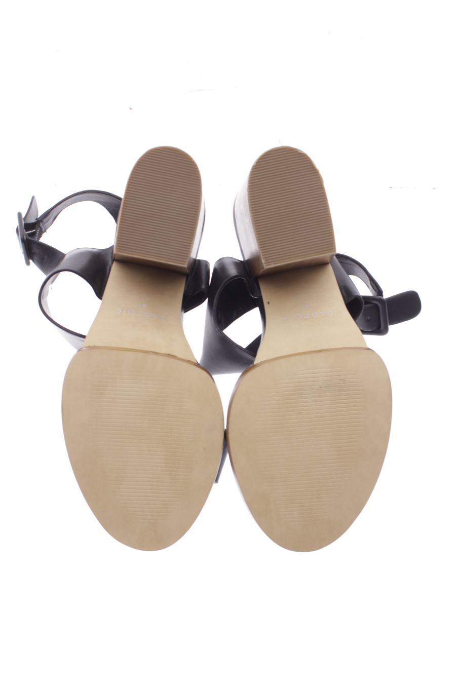 Sandalias tacon de Parfois de la talla 41, de color negro de