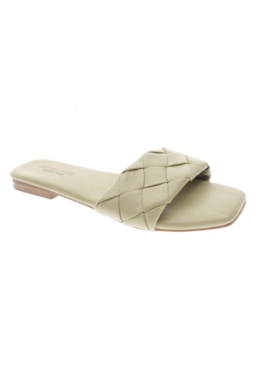 Sandalias planas de CUSHIONAIRE de la talla 39, de color verde de