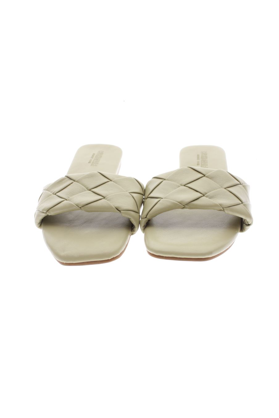 Sandalias planas de CUSHIONAIRE de la talla 39, de color verde de