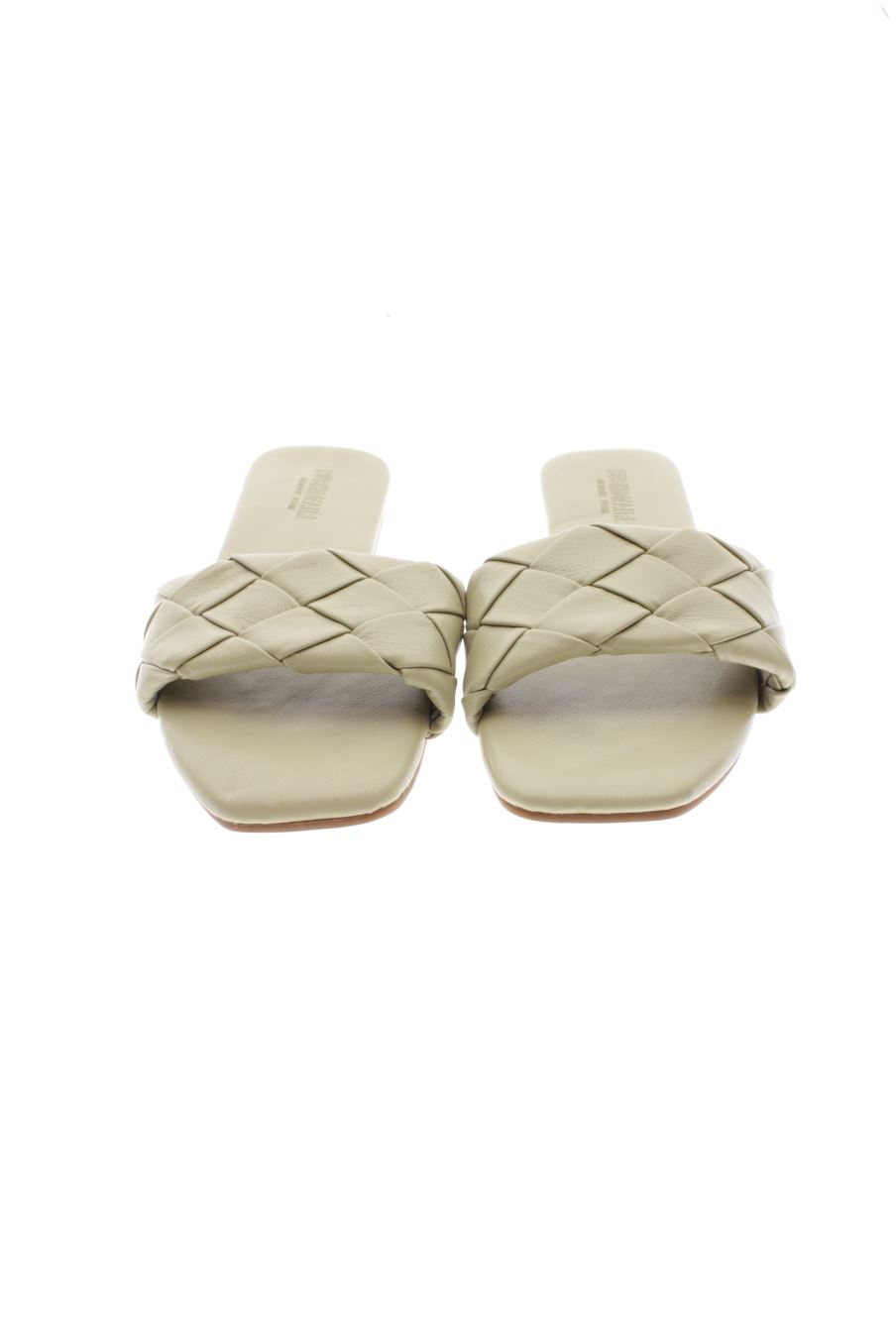 Sandalias planas de CUSHIONAIRE de la talla 39, de color verde de