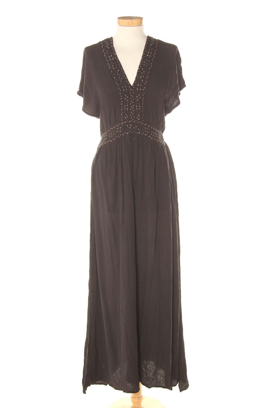 Vestido casual de Oysho de la talla S, de color negro