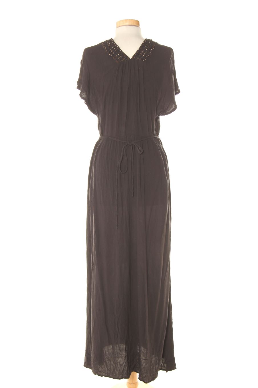 Vestido casual de Oysho de la talla S, de color negro