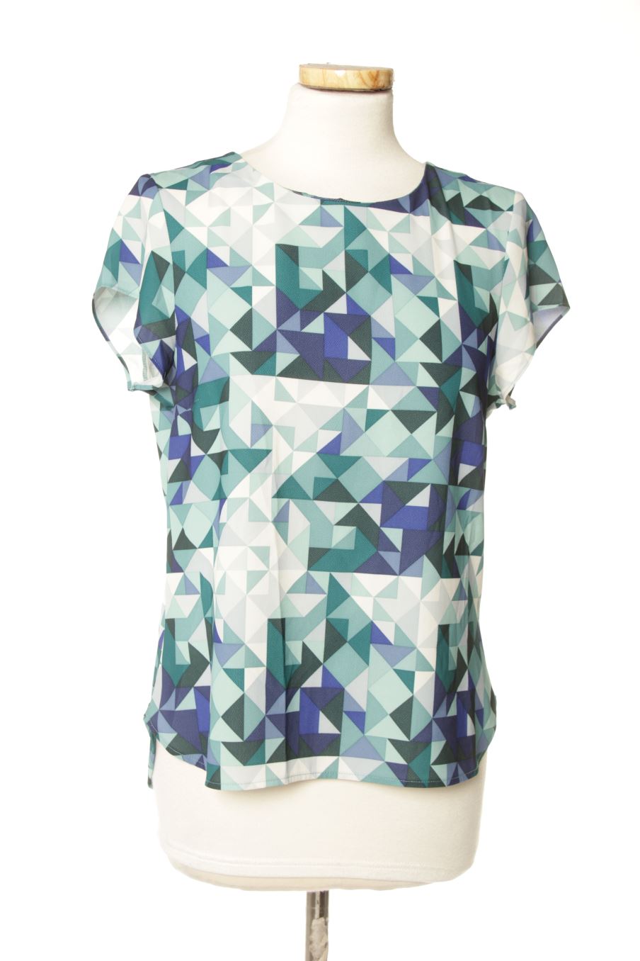 Blouse à manches courtes H&M de la taille 38, de couleur imprimés