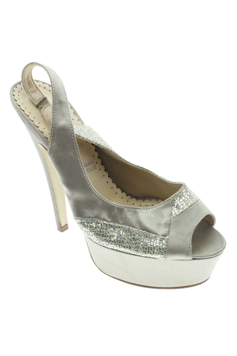 Sandalias tacon de Primadonna de la talla 36, de color verde de