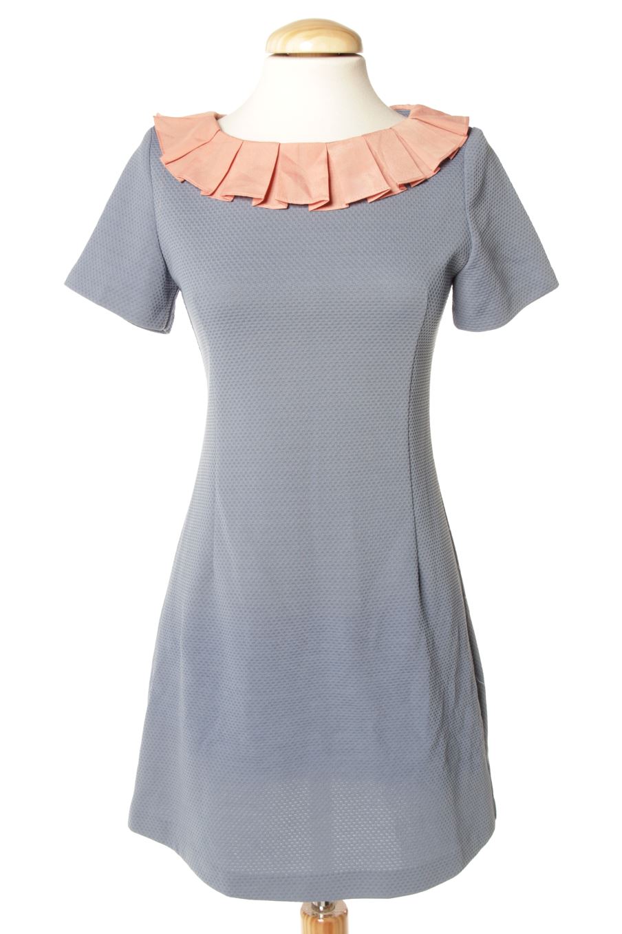 Vestido casual de kling de la talla XS, de color azul