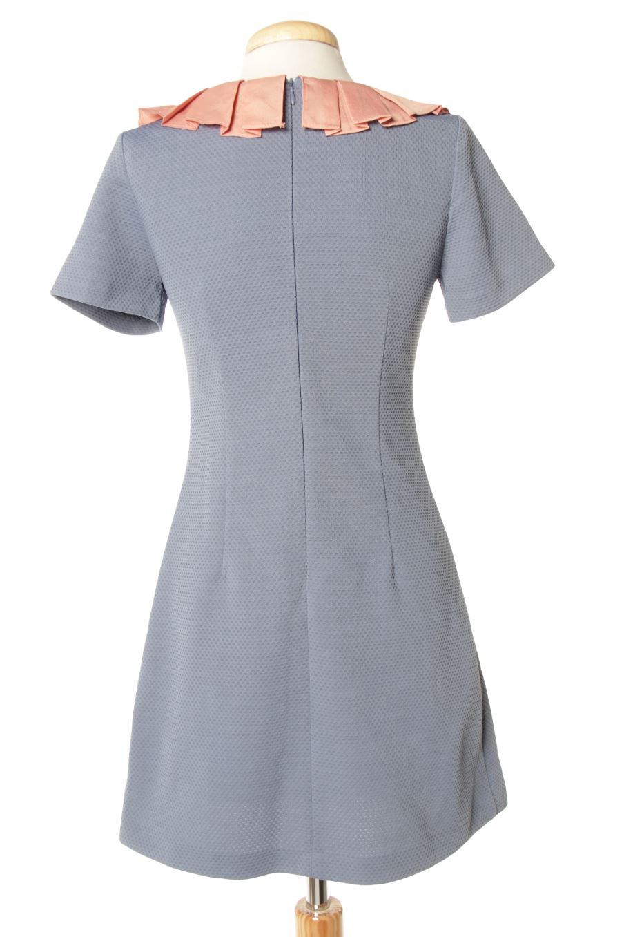 Vestido casual de kling de la talla XS, de color azul