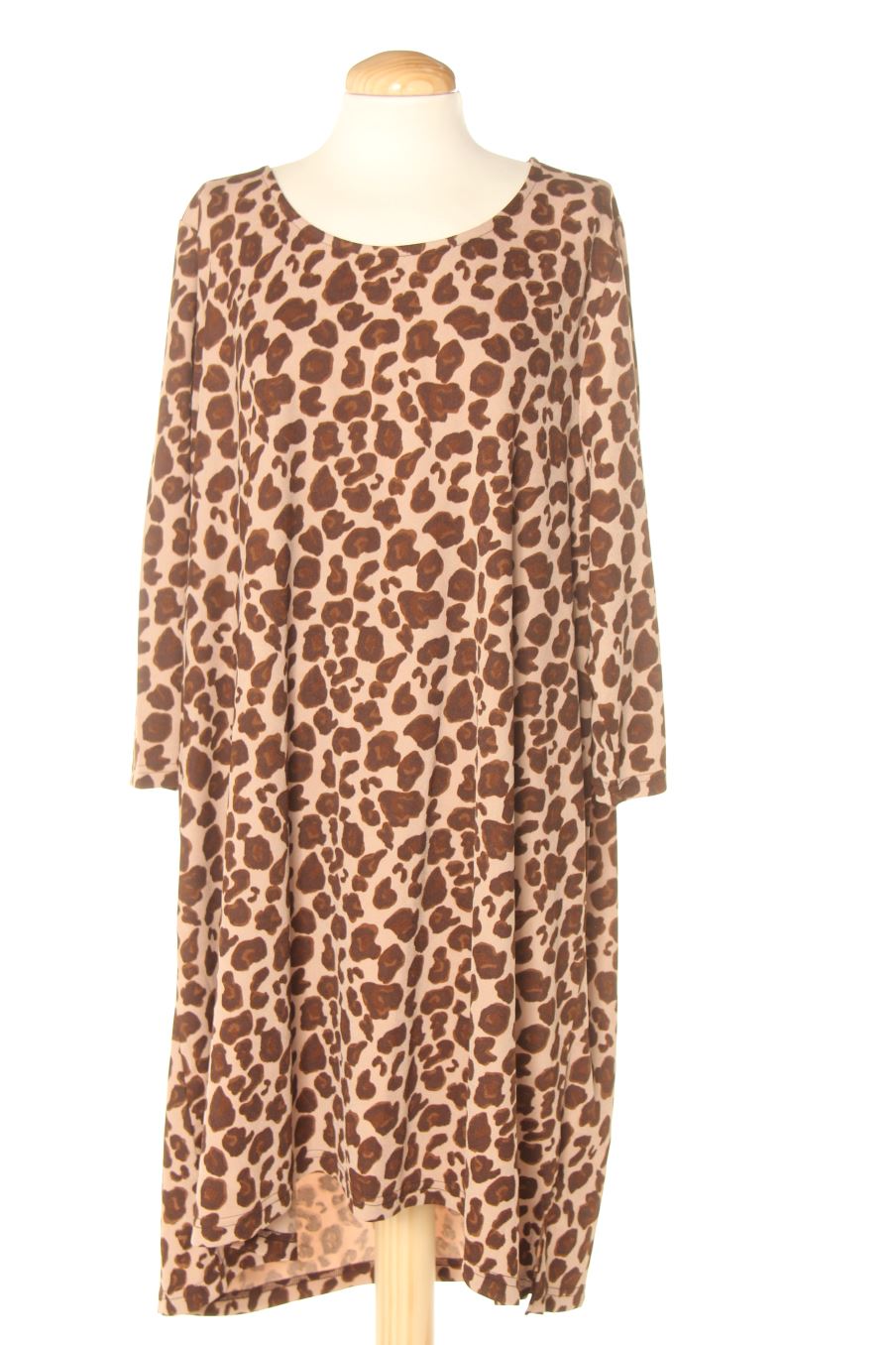 Vestido casual de Venca de la talla SUPER XXL de color animal print