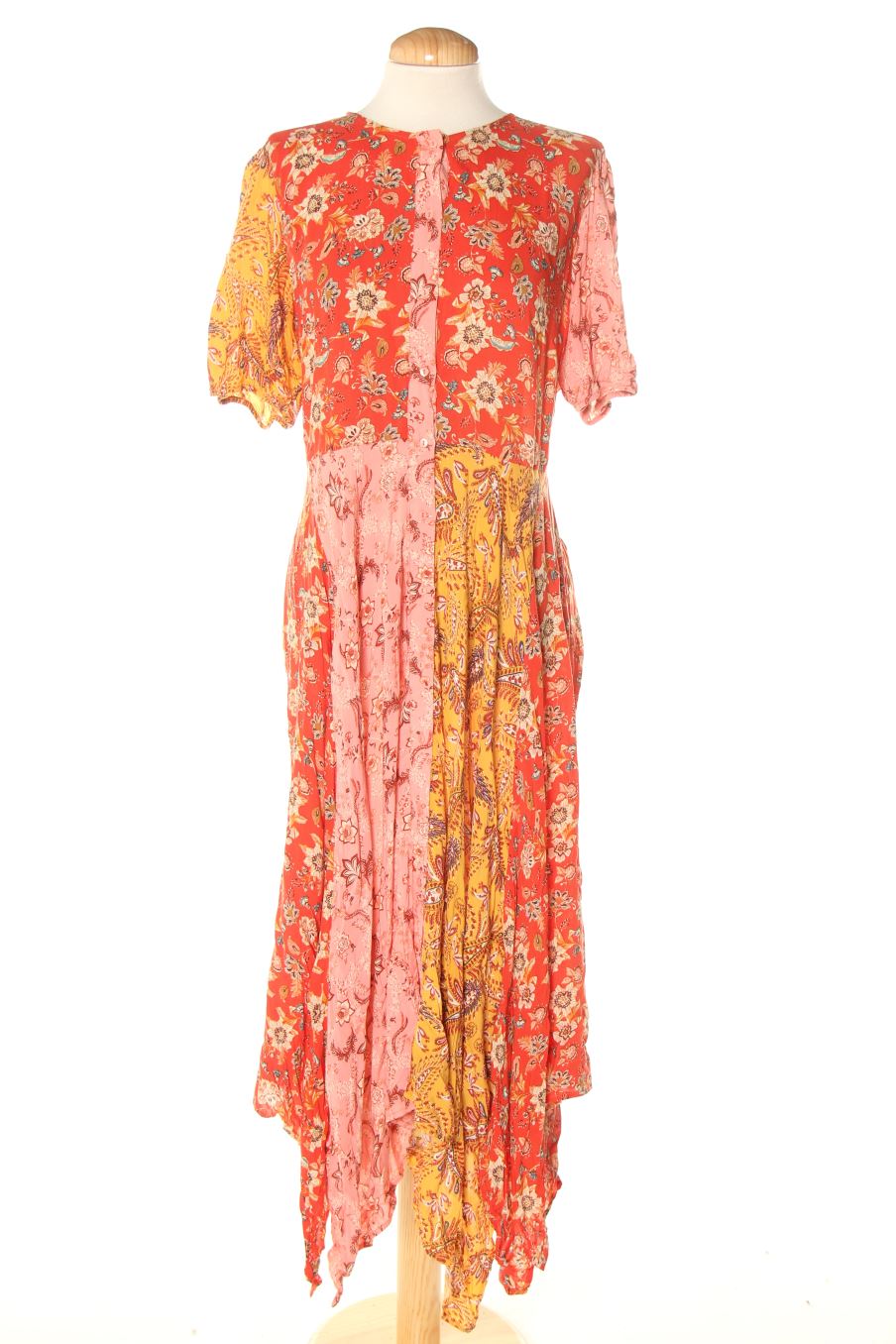 Robe zara orange fleurs top