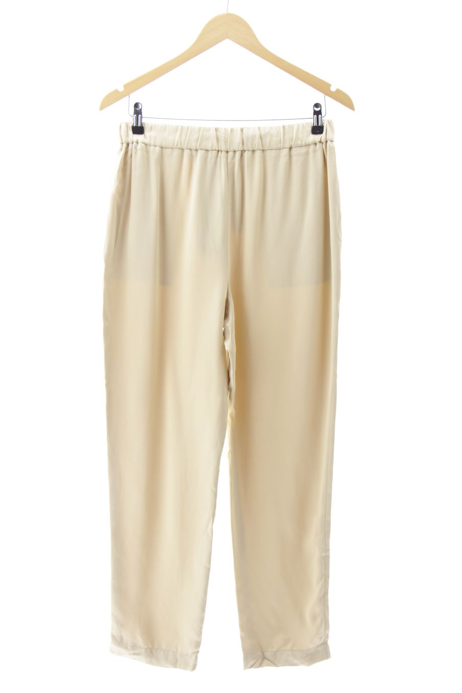 Pantalón Casual de Zara de la talla XS, de color beige