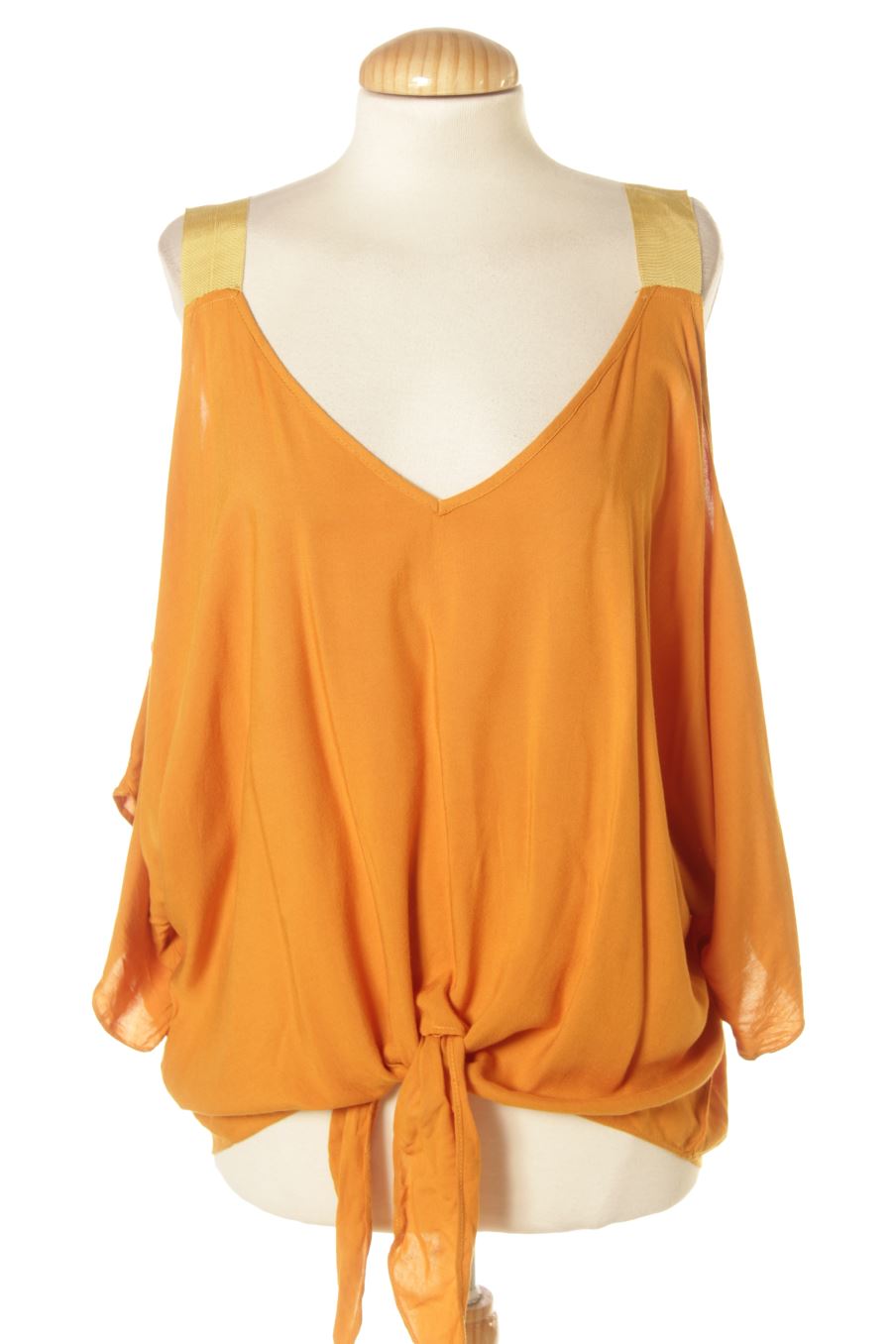 Blouse à manches longues Oeuvre de la taille 38, de couleur orange
