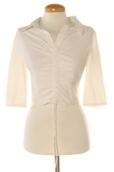 Blusa de manga corta S Bershka, foto 1 de 2