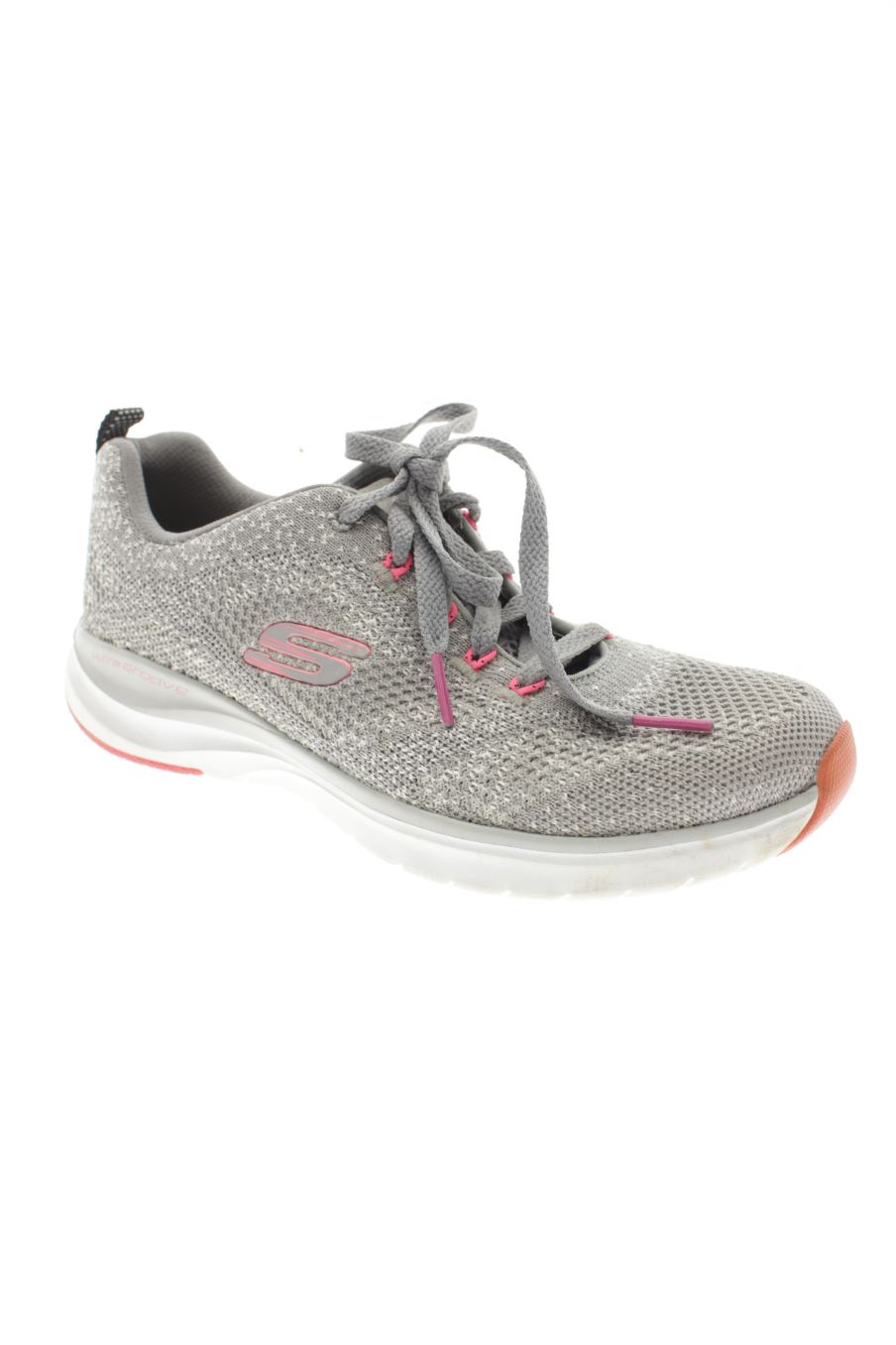 Deportivos de skechers de la talla 37, de color gris de