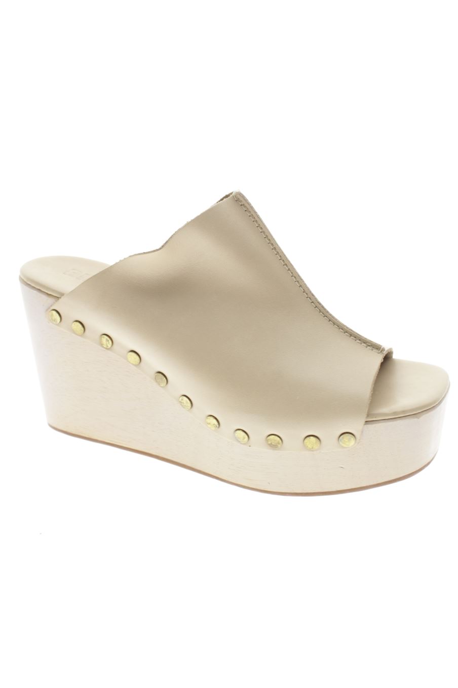 BOnova Marbella Bonoperlato Mules Femme En 3 Couleurs Et De La Taille 36 à 42 L'élégante Mules D'été Confortables En Liège - Courir Comme Sur Les Nuages Fabriqué En UE, Perle, 39