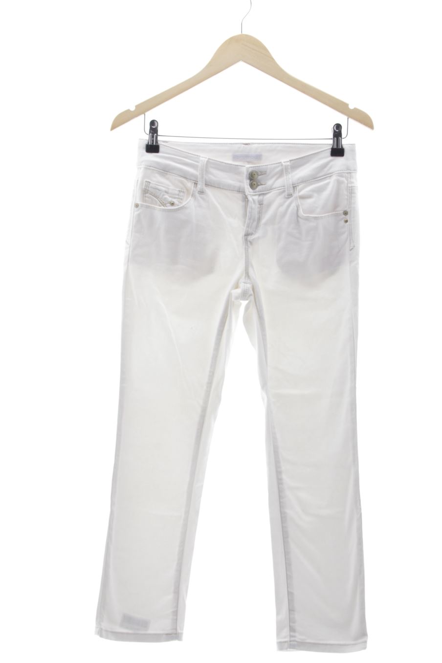 Jeans Promod de la taille 38, de couleur blanc de denim