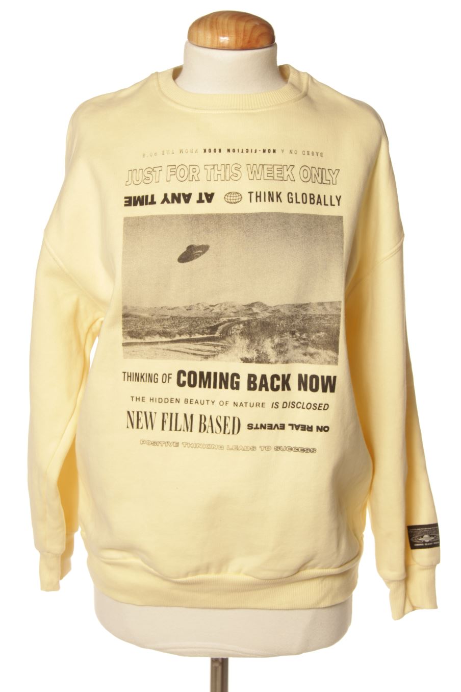 Sweat Pull & Bear de la taille XS, de couleur beige