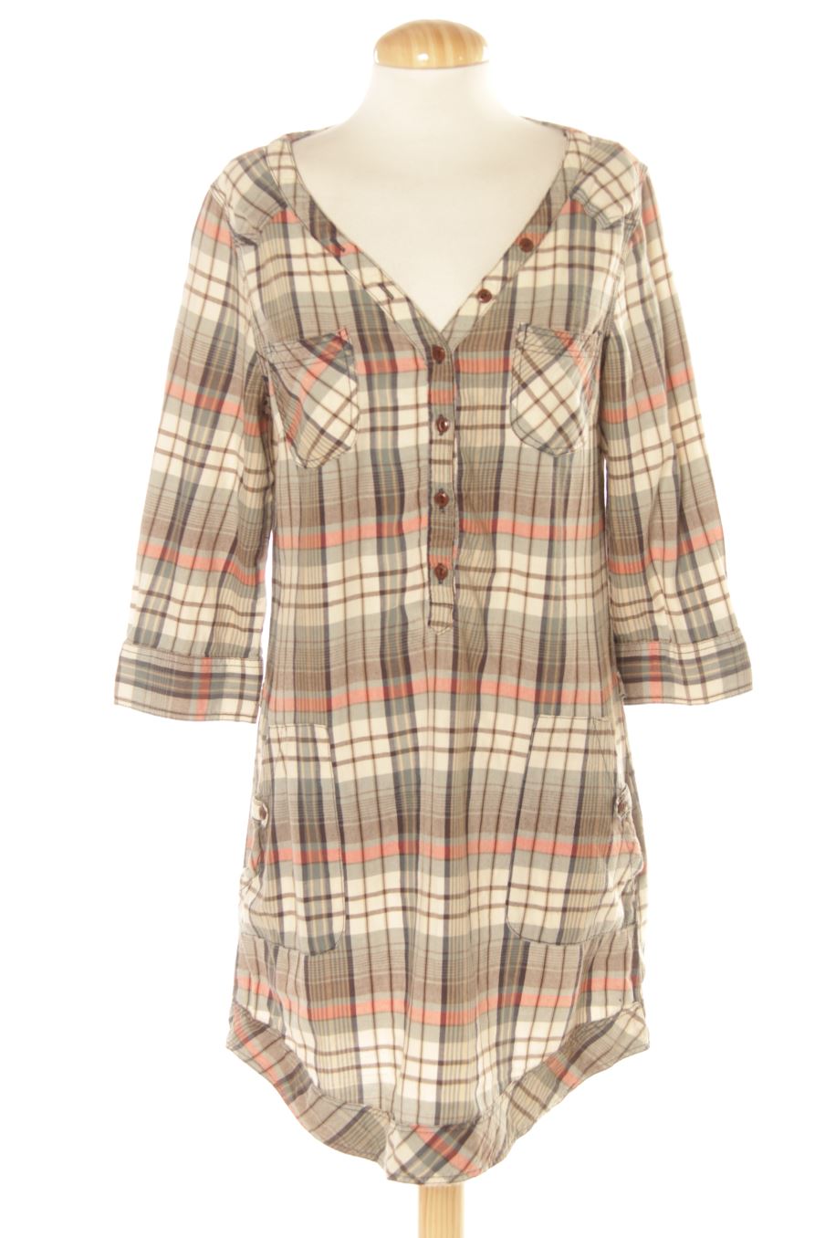 Robe casual Only de la taille 38, de couleur carreaux