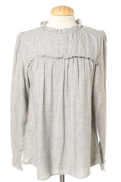 Blusa a maniche lunghe
