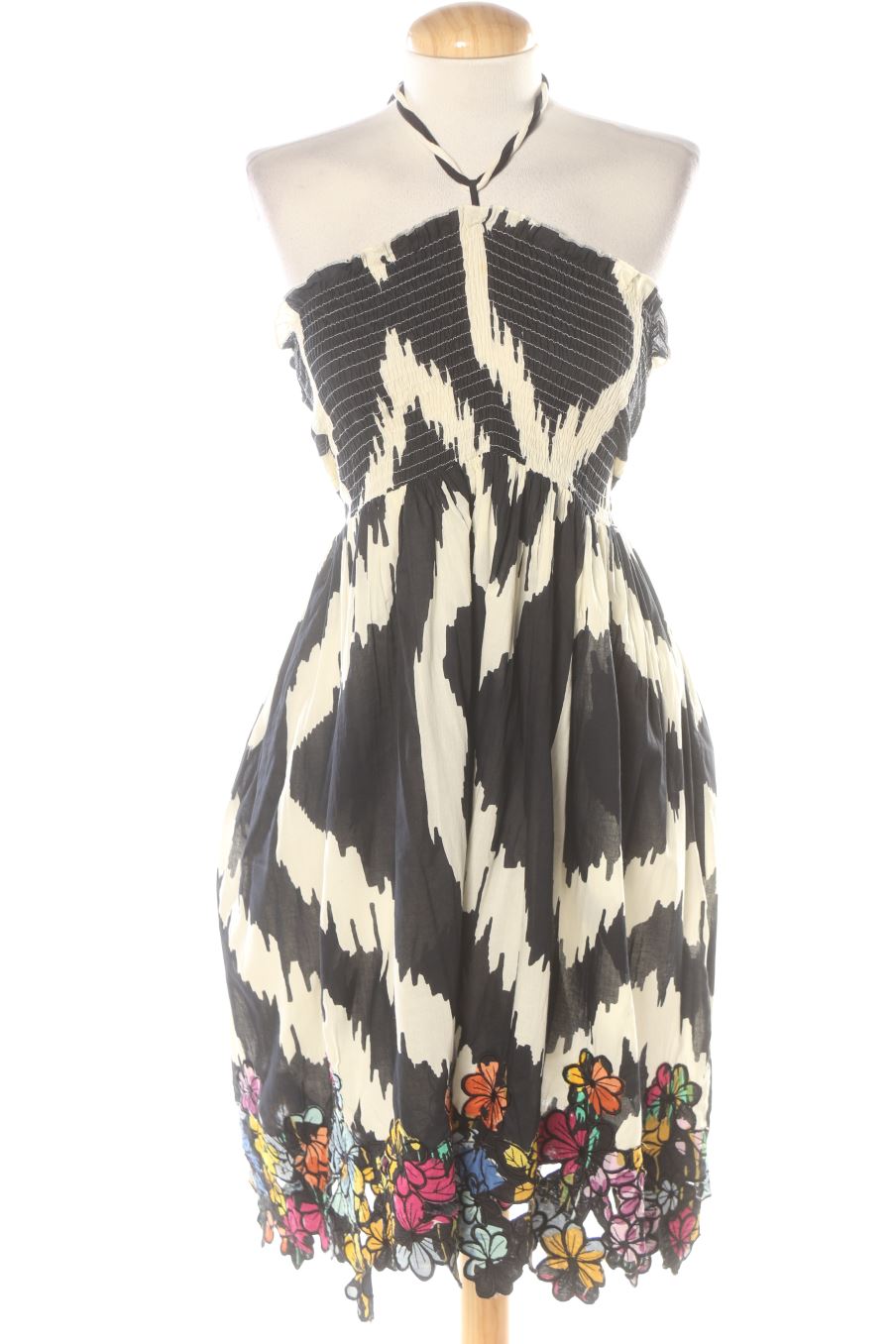Einfaches Kleid von Derhy Größe S, Farbe Aufdruck, für