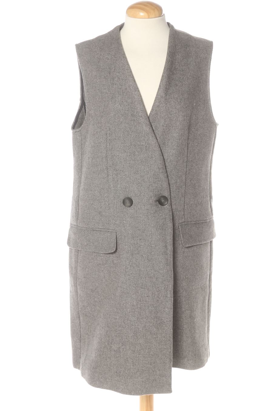 Gilet imbottito de Zara de la talla M, de color grigio