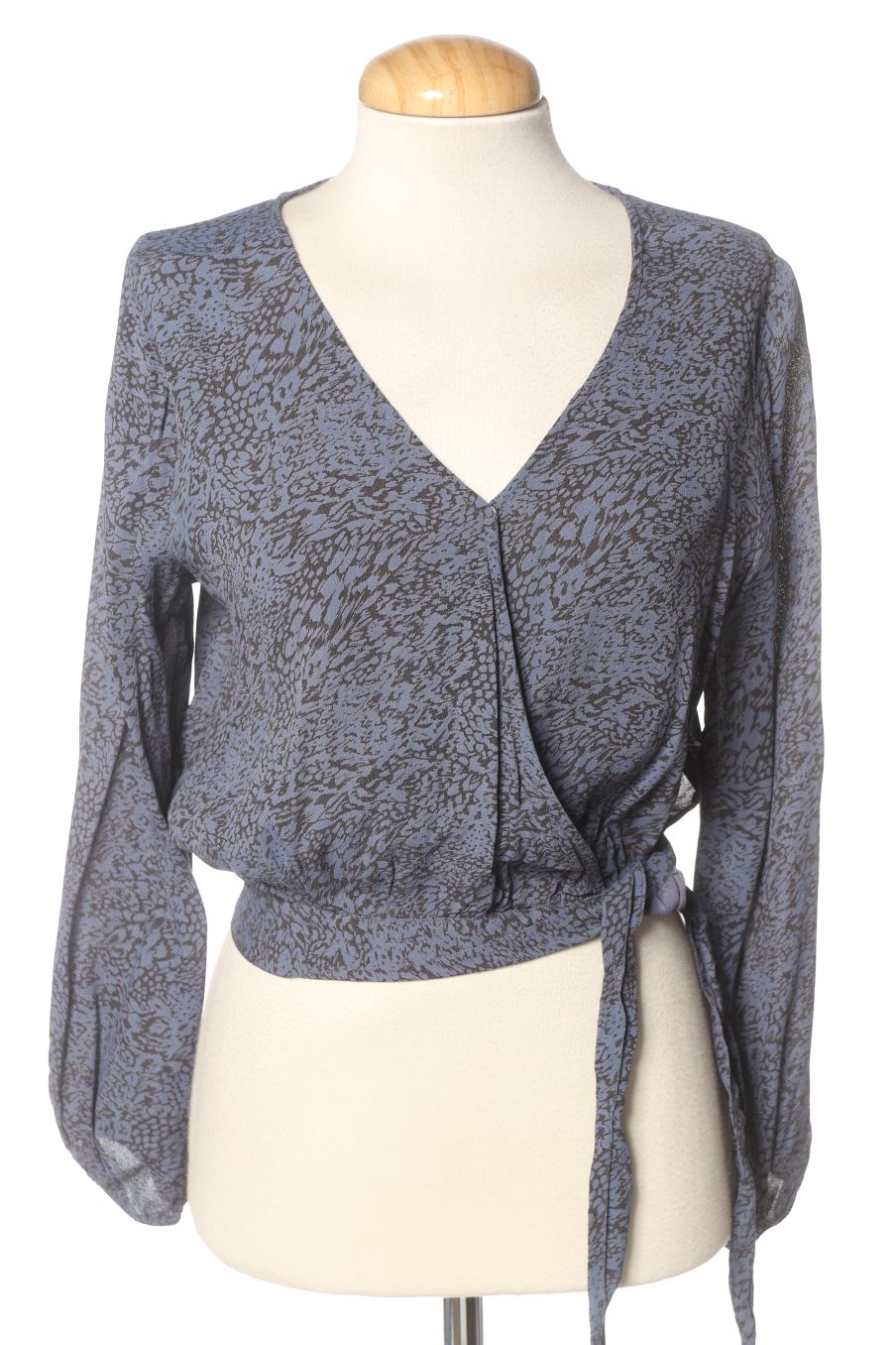 Langärmelige Bluse von Nicoli Größe M, Farbe Aufdruck, für