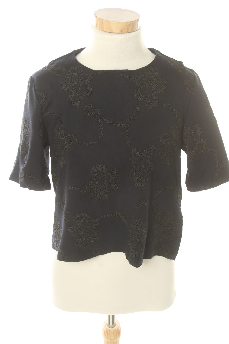 Blusa de manga corta de H&M de la talla XS, de color azul marino