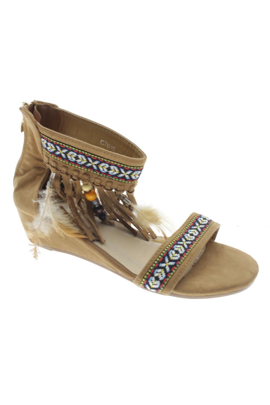 Sandalias planas de Colires de la talla 37, de color marrón de