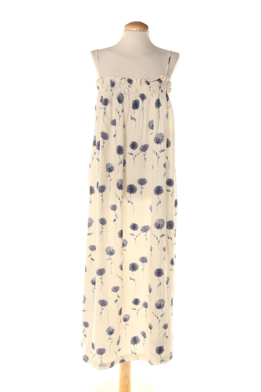Robe casual H&M de la taille L, de couleur bleu