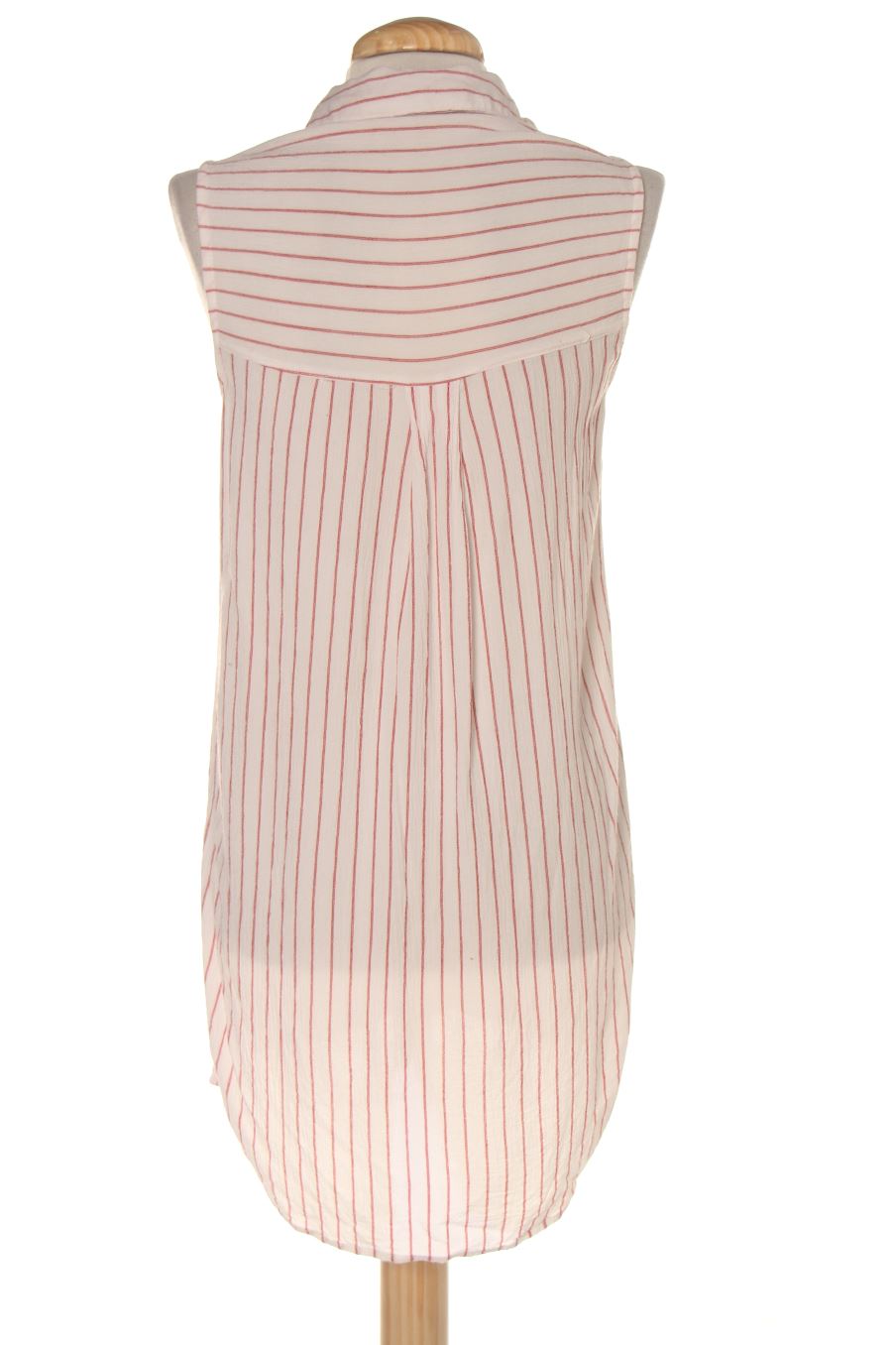 Ärmelloses Hemd von Bershka Größe XS, Farbe Gestreift, für