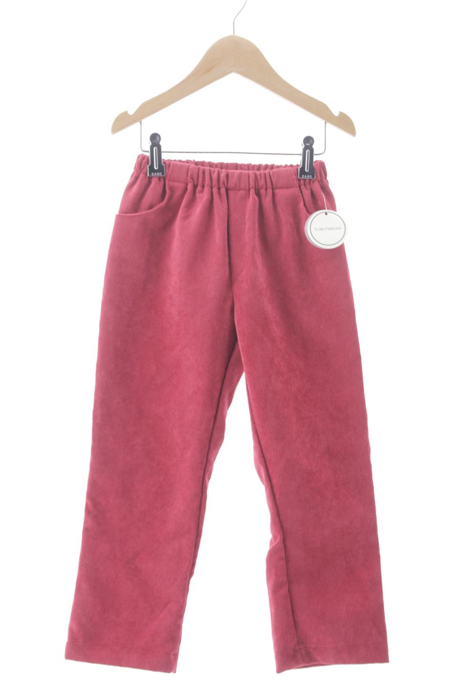 Pantalón de Lola Palacios de la talla 6 años de pana con etiqueta