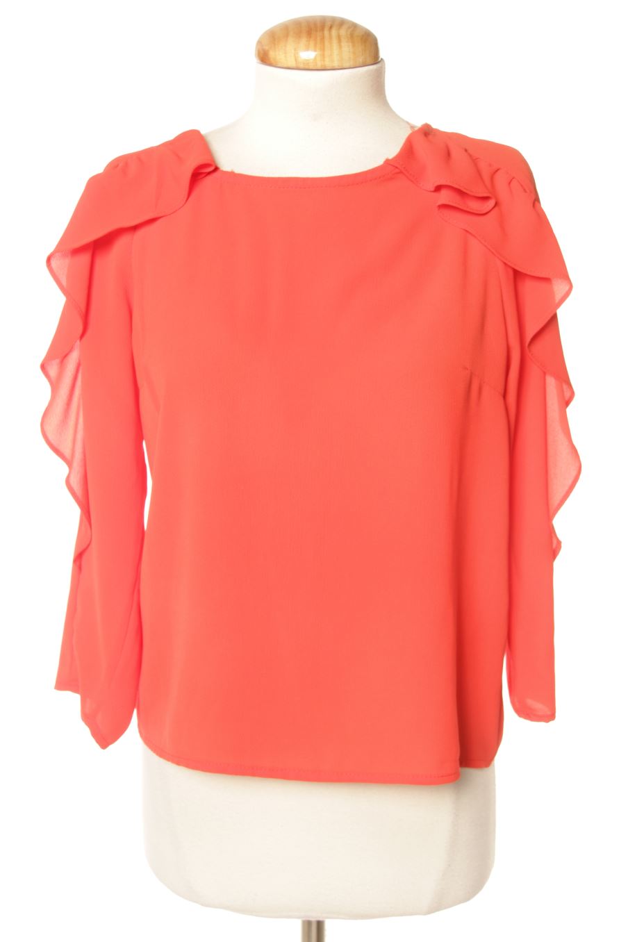 Blouse à manches longues Easy wear de la taille 36, de couleur rouge