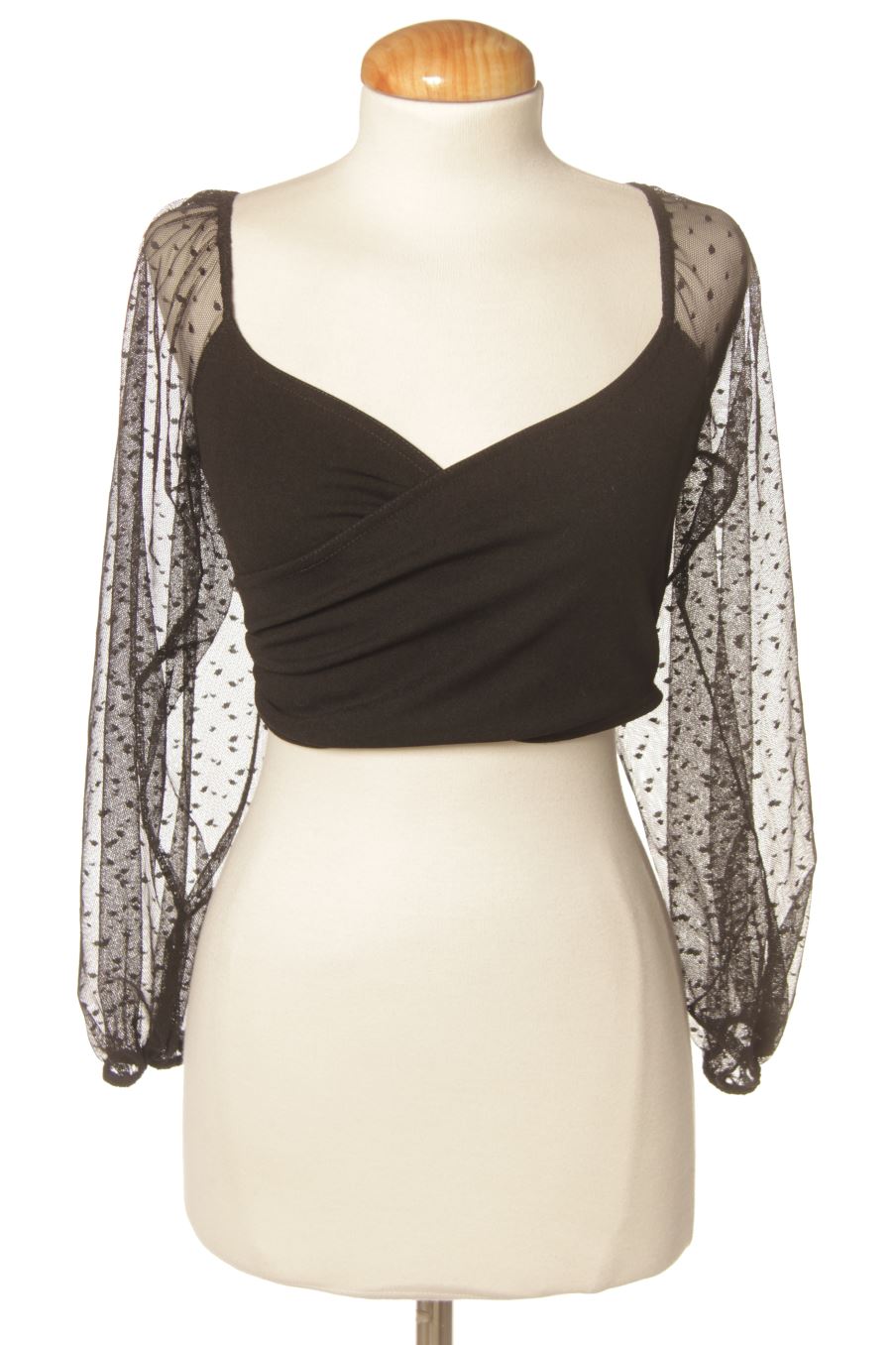 Top Boohoo de la taille S, de couleur noir