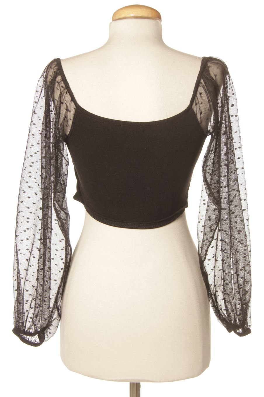 Top Boohoo de la taille S, de couleur noir