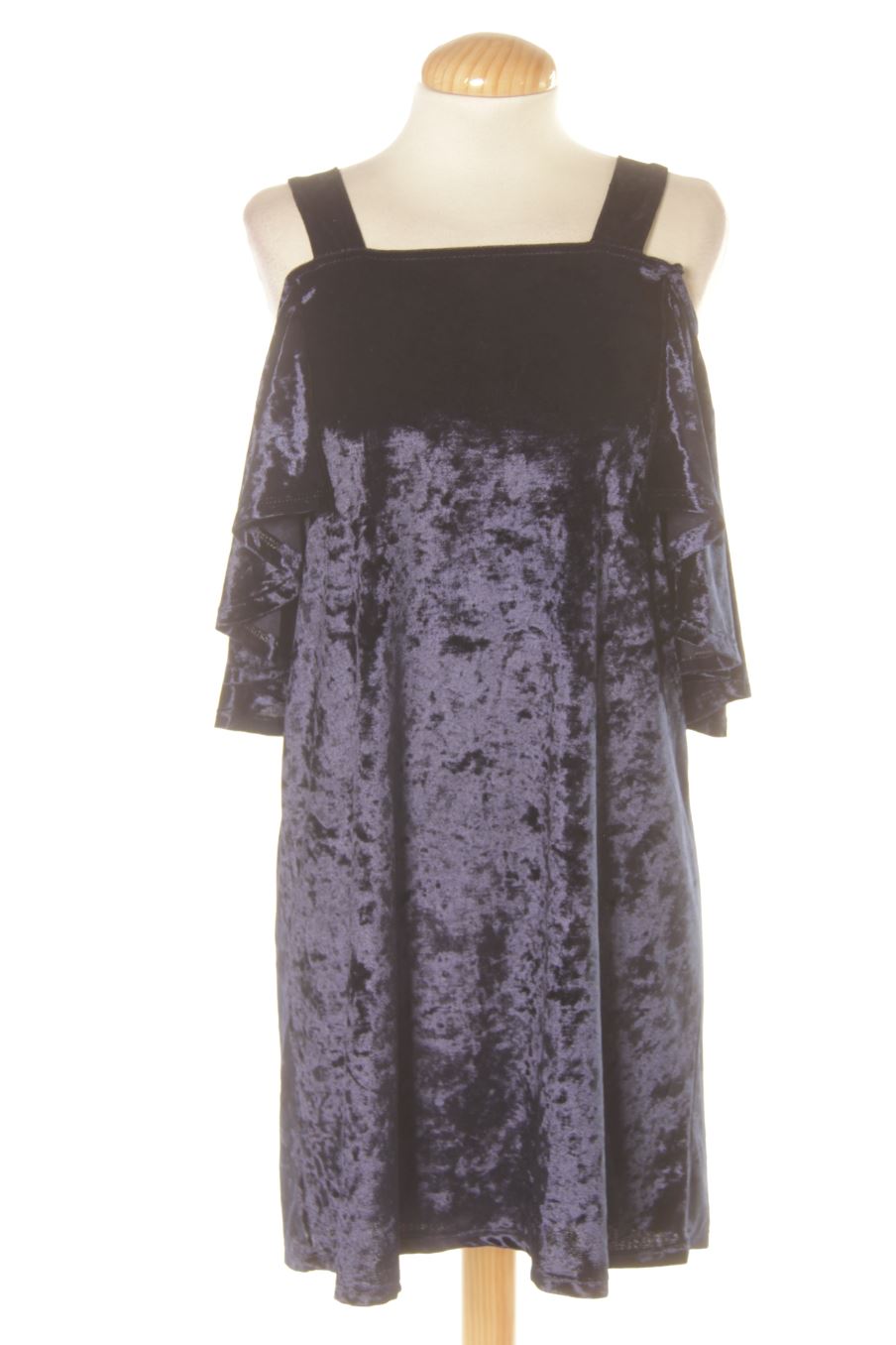 Robe casual Mango de la taille XS, de couleur bleu marine
