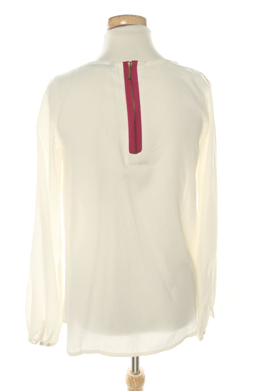 Blouse à manches longues Trafaluc de la taille S, de couleur blanc