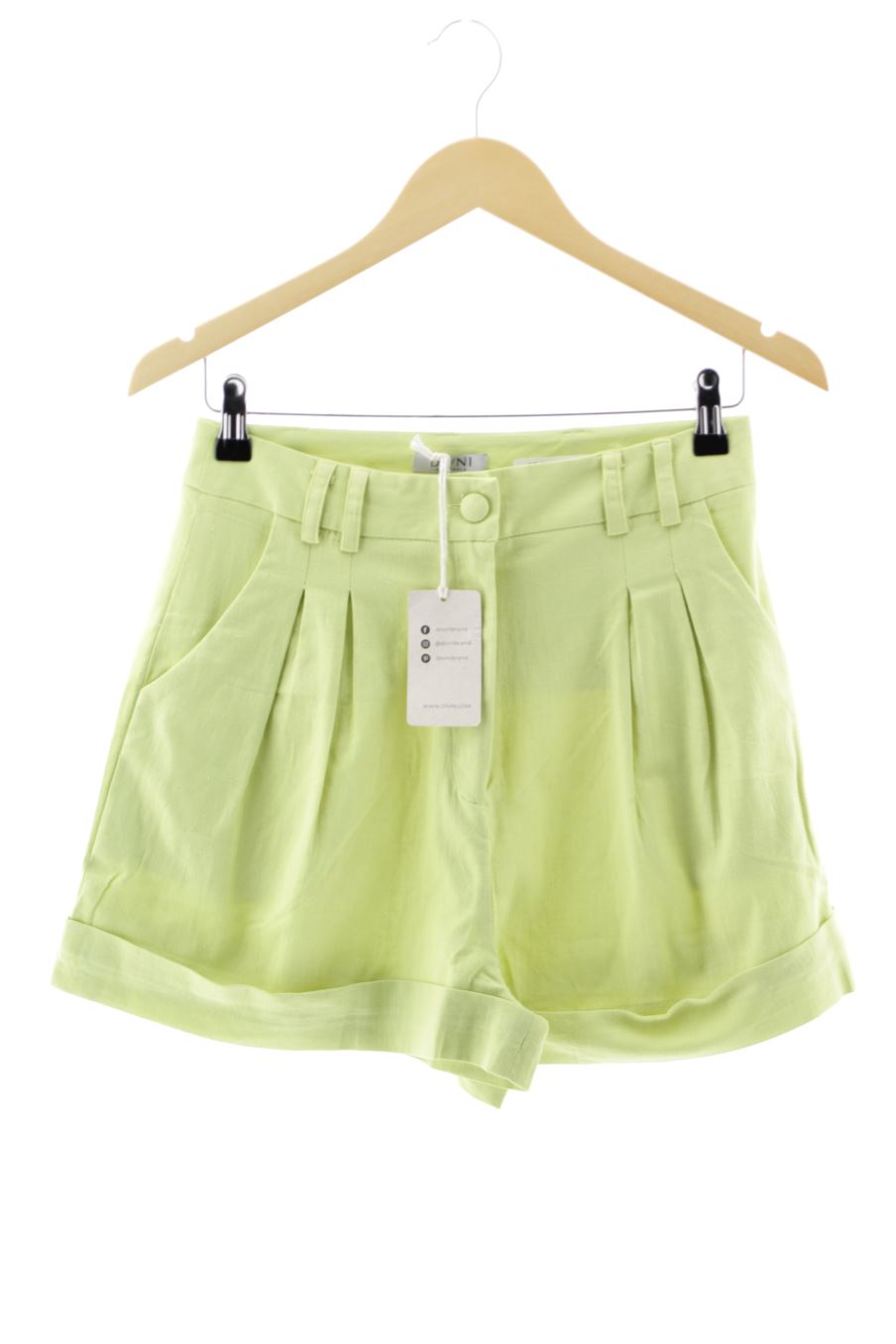 Pantalones cortos de DIVNI Sao Paulo de la talla S, de color verde