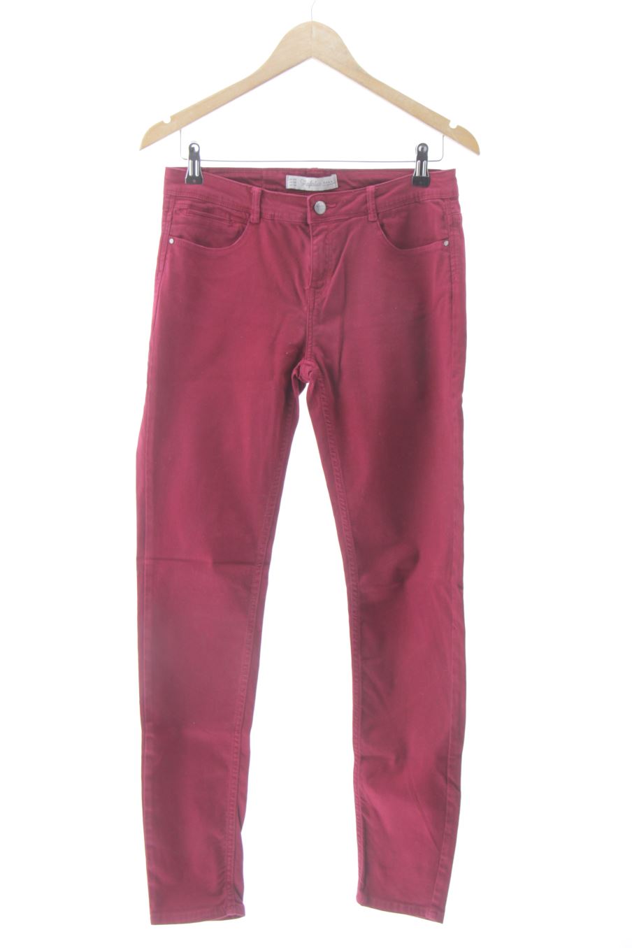 Jeans Trafaluc de la taille 40, de couleur bordeaux de denim