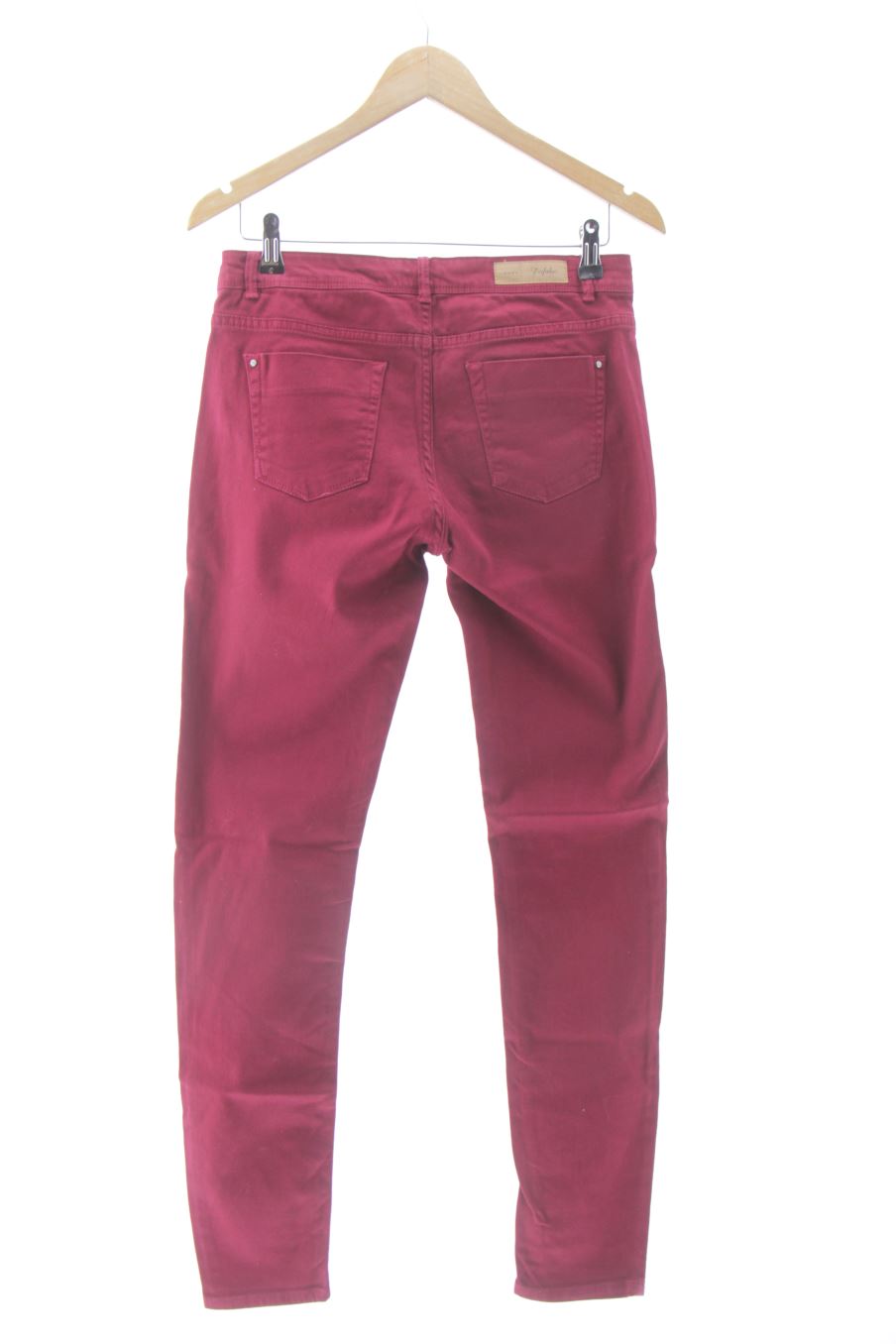 Jeans Trafaluc de la taille 40, de couleur bordeaux de denim