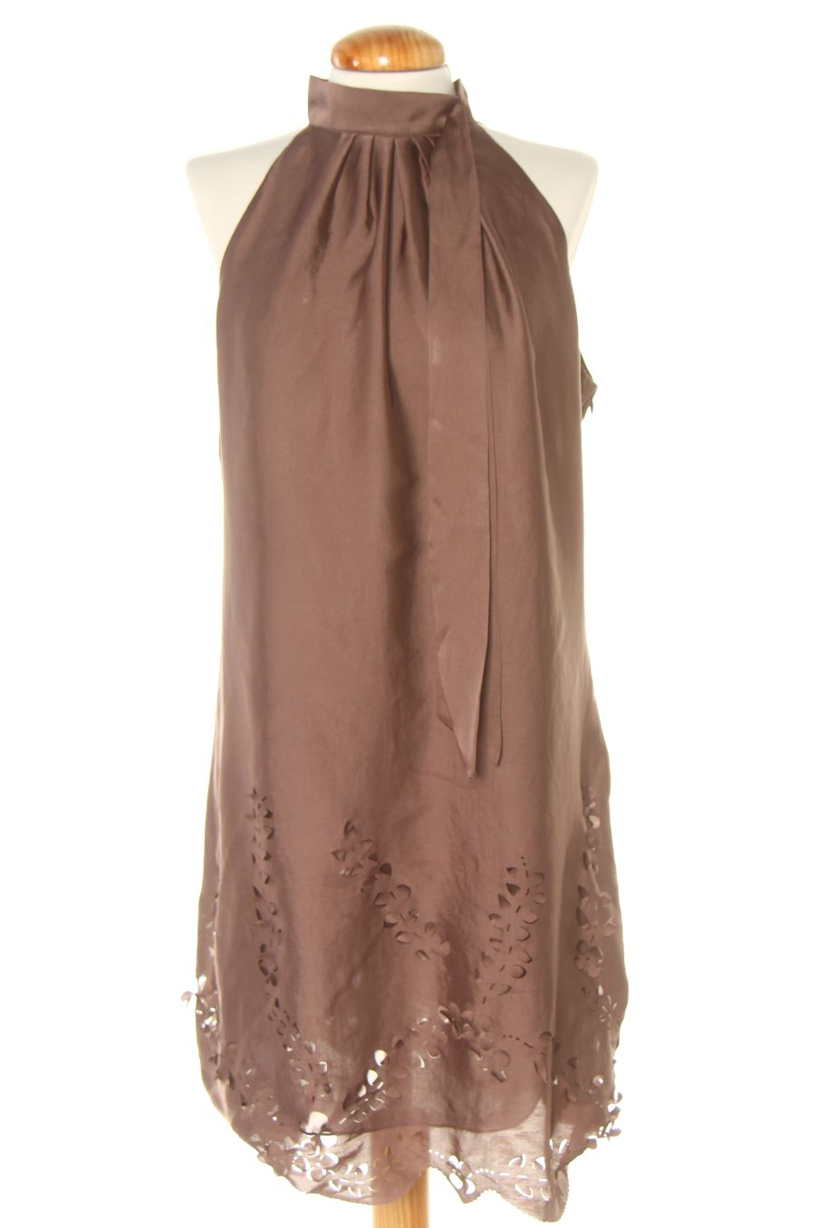 Aufwändiges Kleid von Fórmula Joven Größe 42, Farbe Braun, für