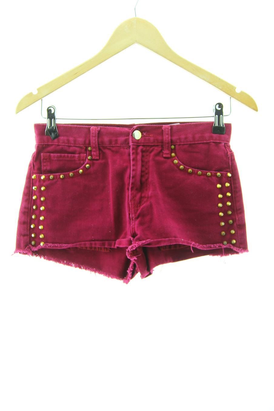 Shorts Forever 21 de la taille 34, de couleur rose de denim