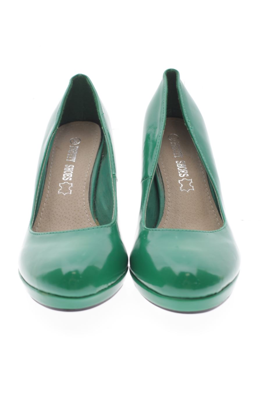 Zapatos de tacon de Pretty Shoes de la talla 38, de color verde de