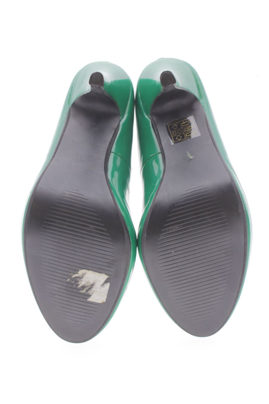Zapatos de tacon de Pretty Shoes de la talla 38, de color verde de