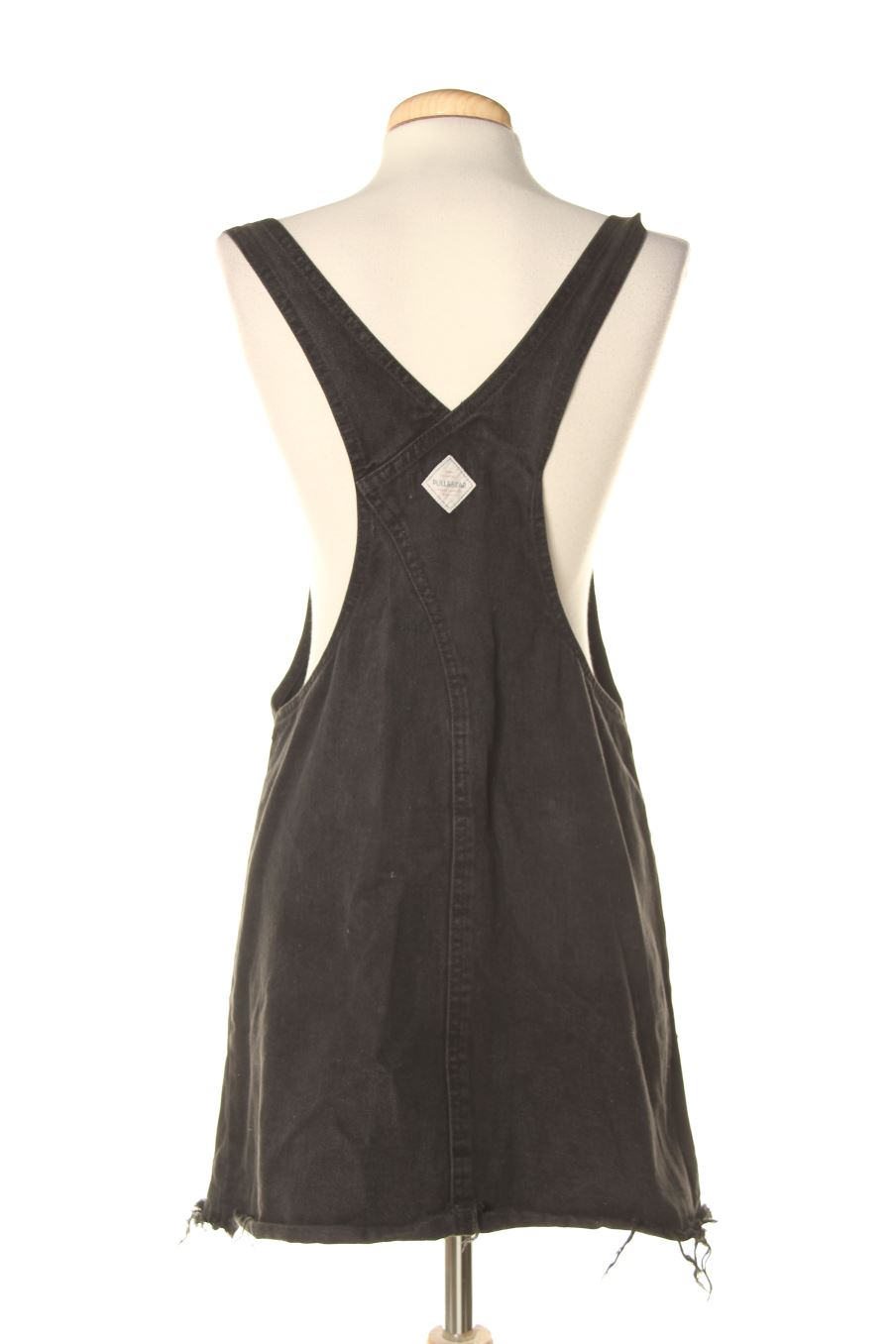 Robe casual Pull & Bear de la taille M, de couleur noir de denim