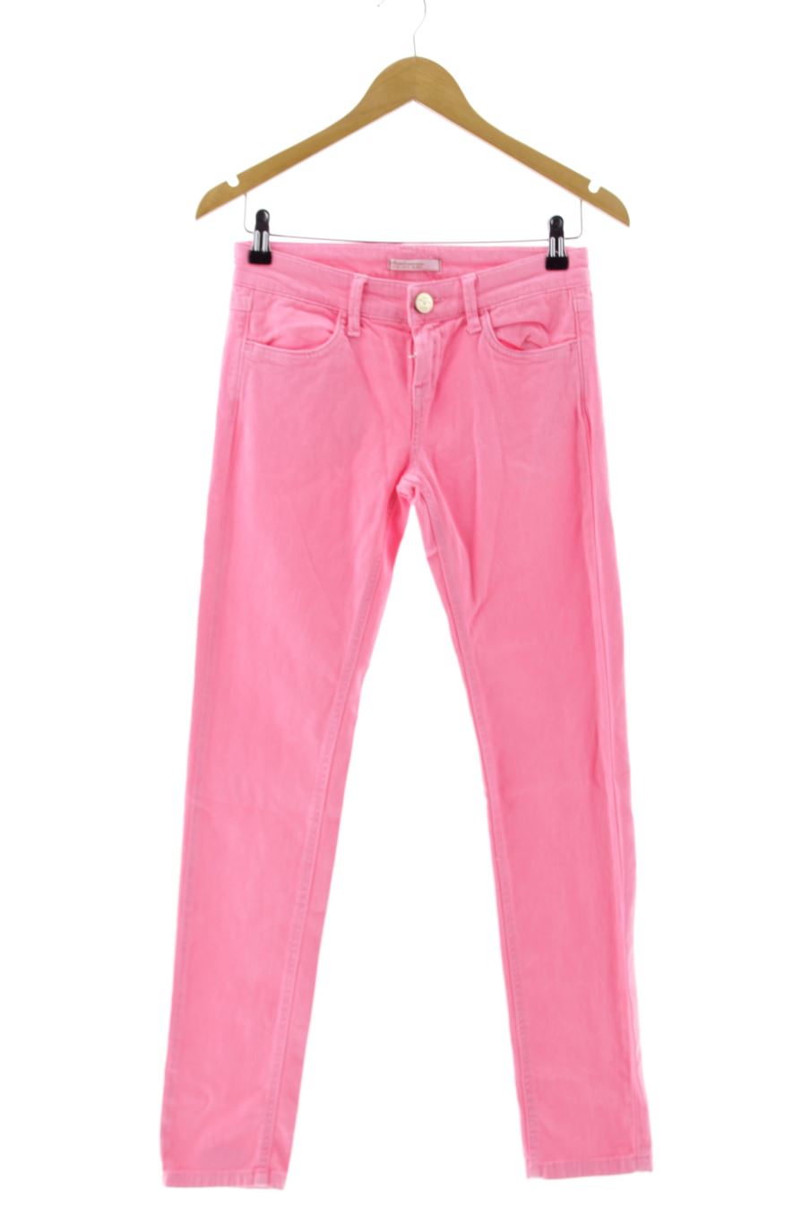 Jeans Stradivarius de la taille 36, de couleur rose de denim