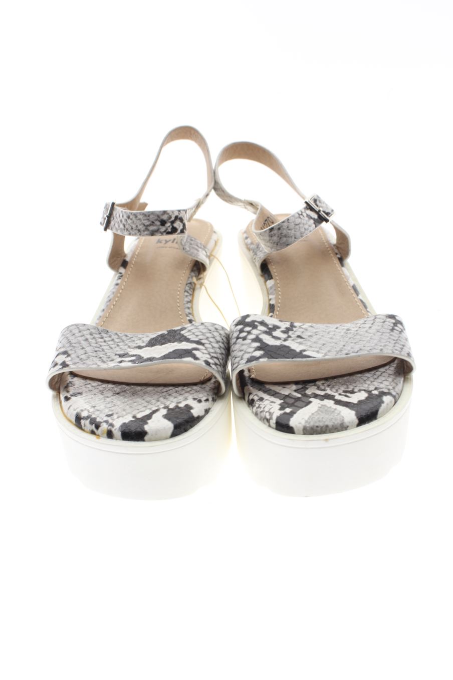 Plataformas de JEFFREY STONE de la talla 40, de color animal print de