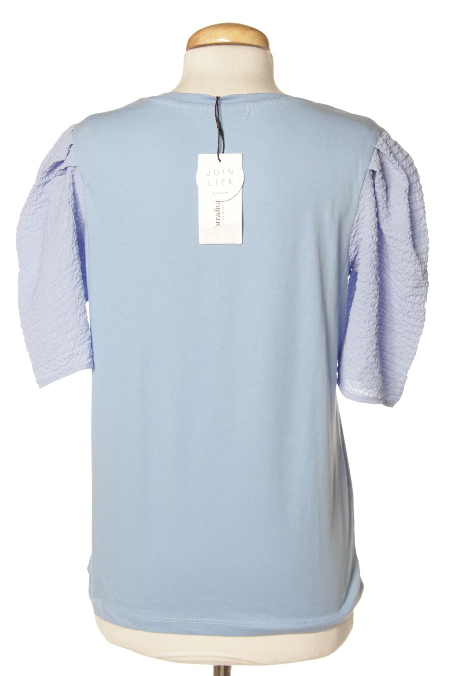 T-shirt Stradivarius de la taille S, de couleur bleu