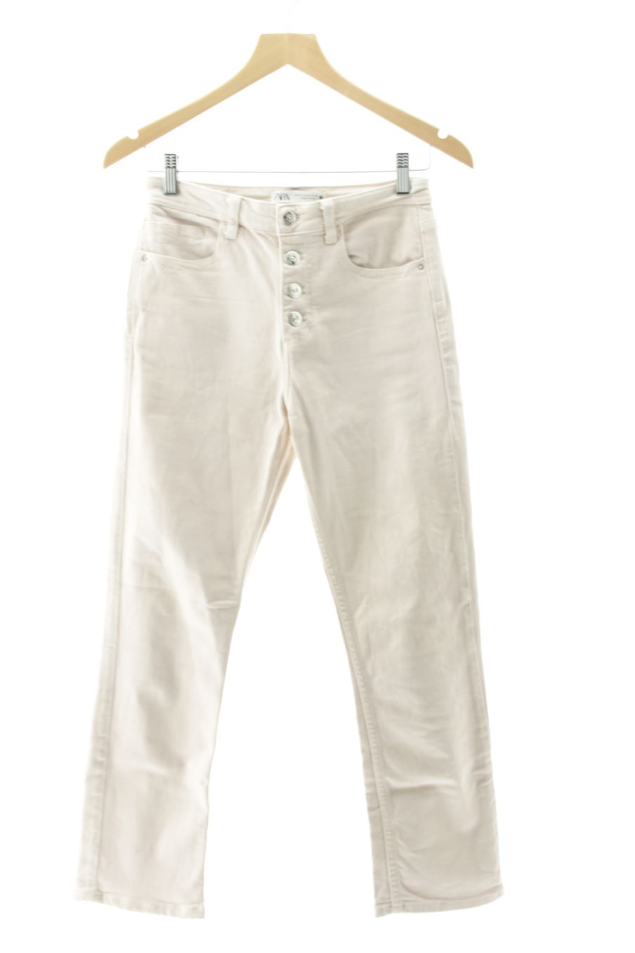 Jeans Zara de la taille 36, de couleur rose de denim